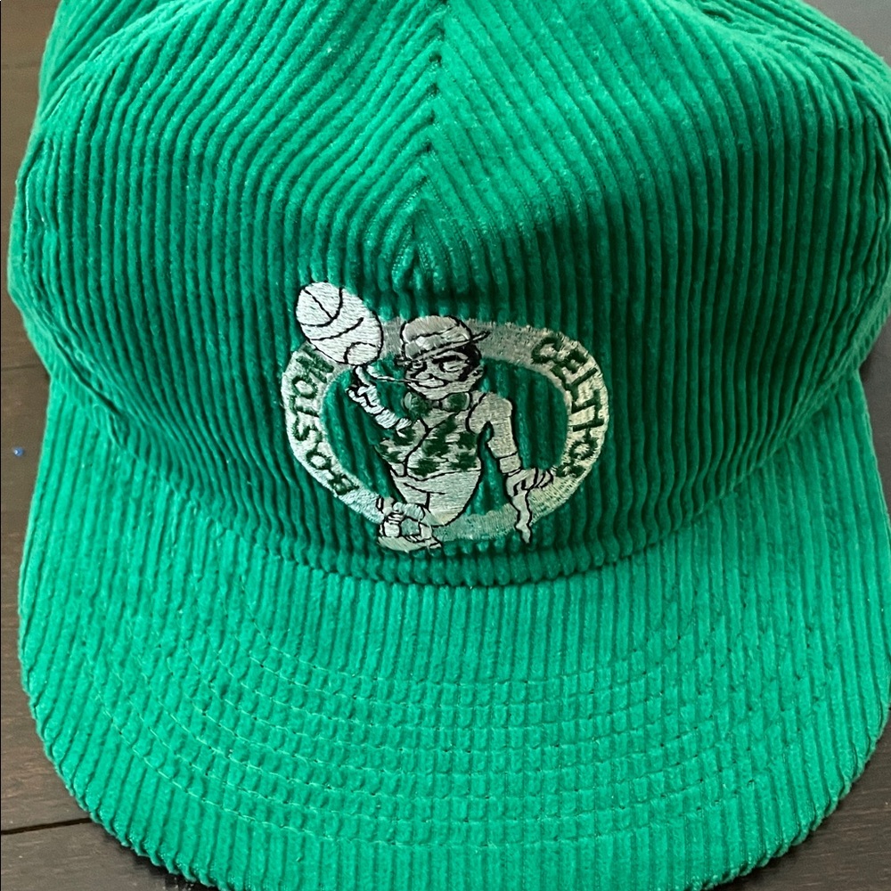 Boston Celtics corduroy snapback